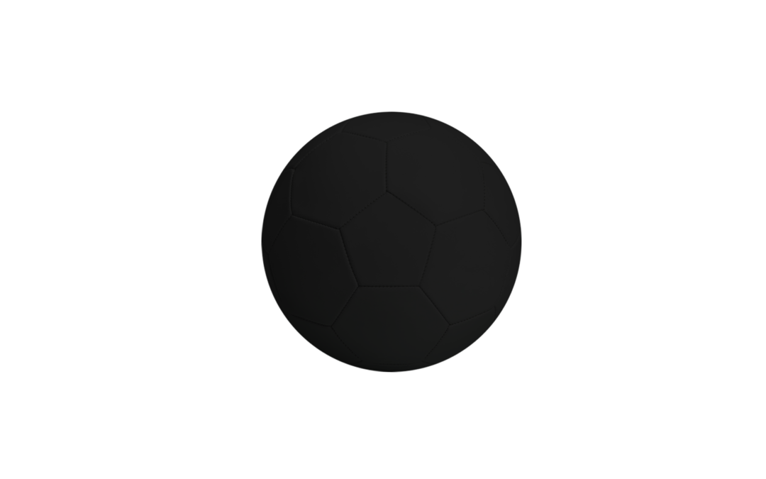 black soccer ball