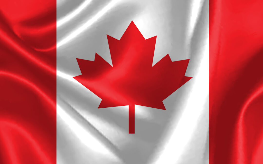 canada flag background