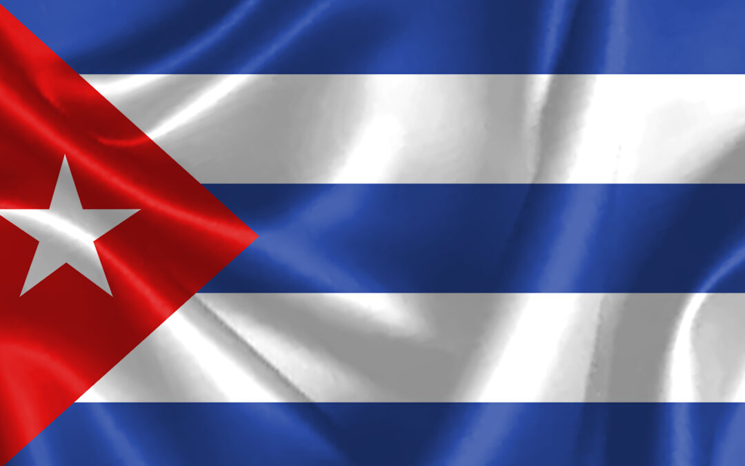 cuba flag background