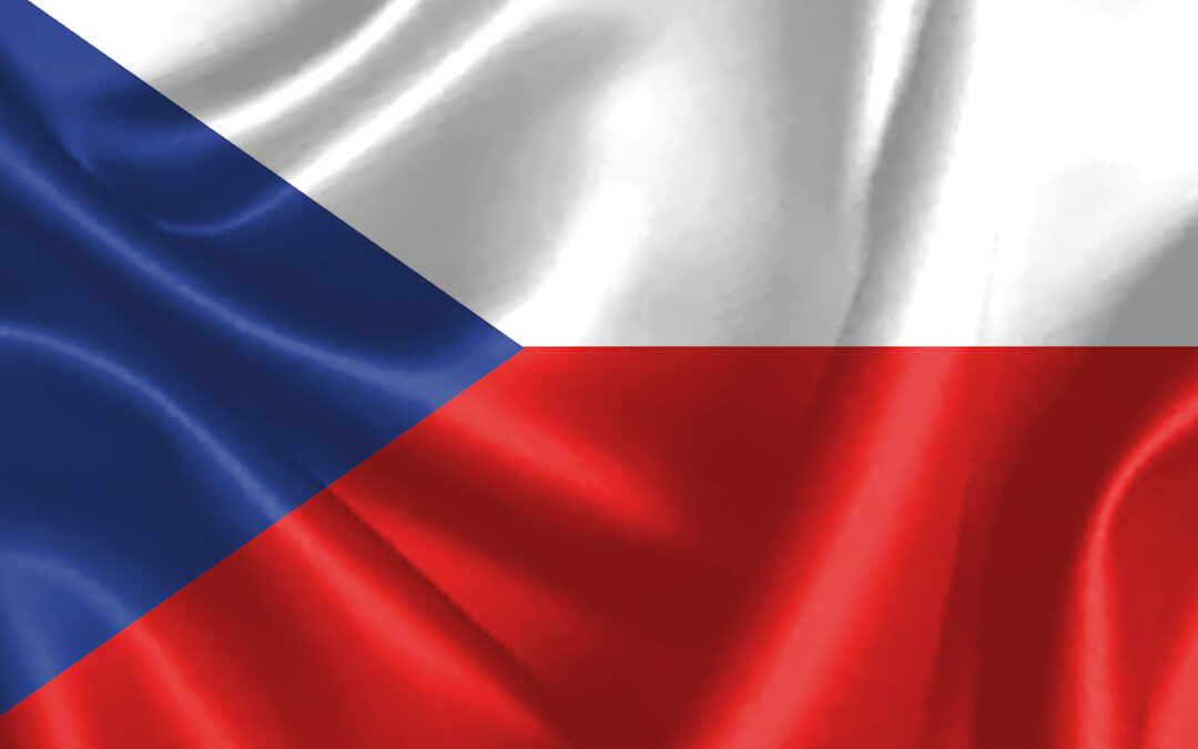 czech republic flag background