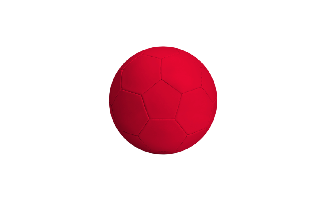 dark pink soccer ball