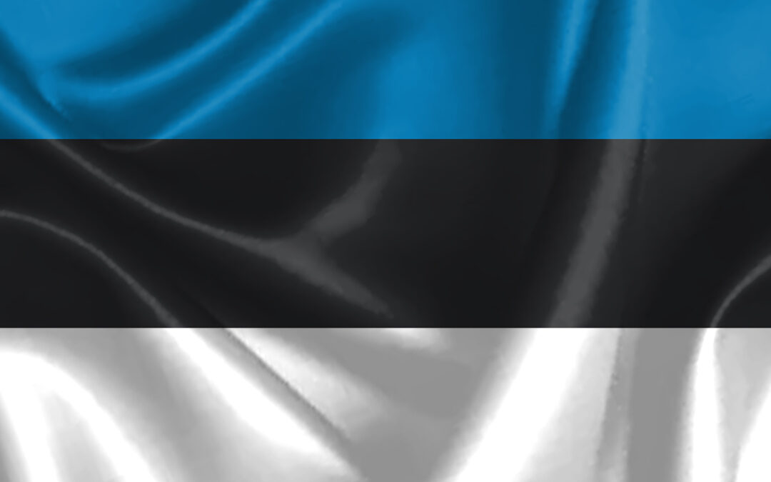 estonia flag background