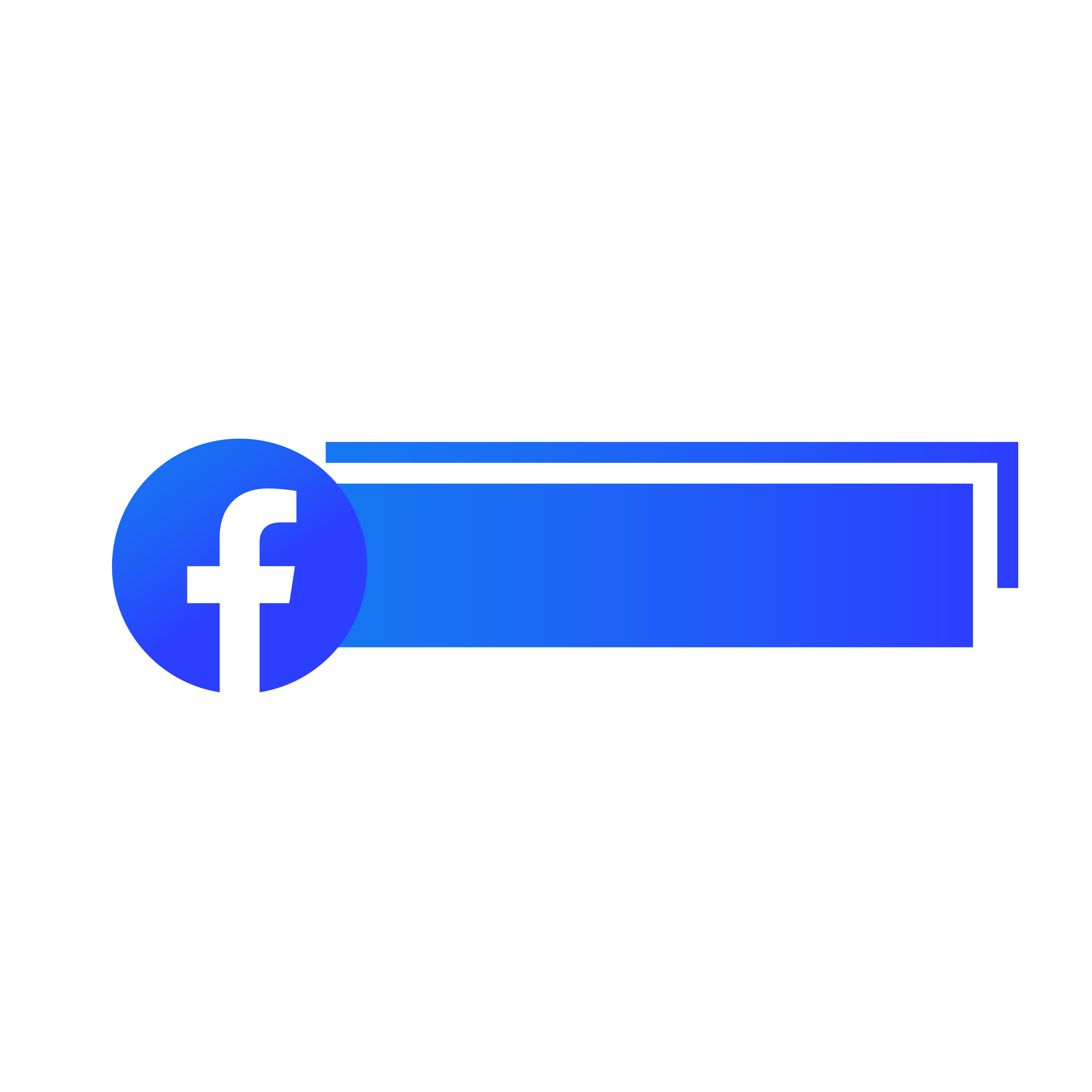 facebook lower third vector