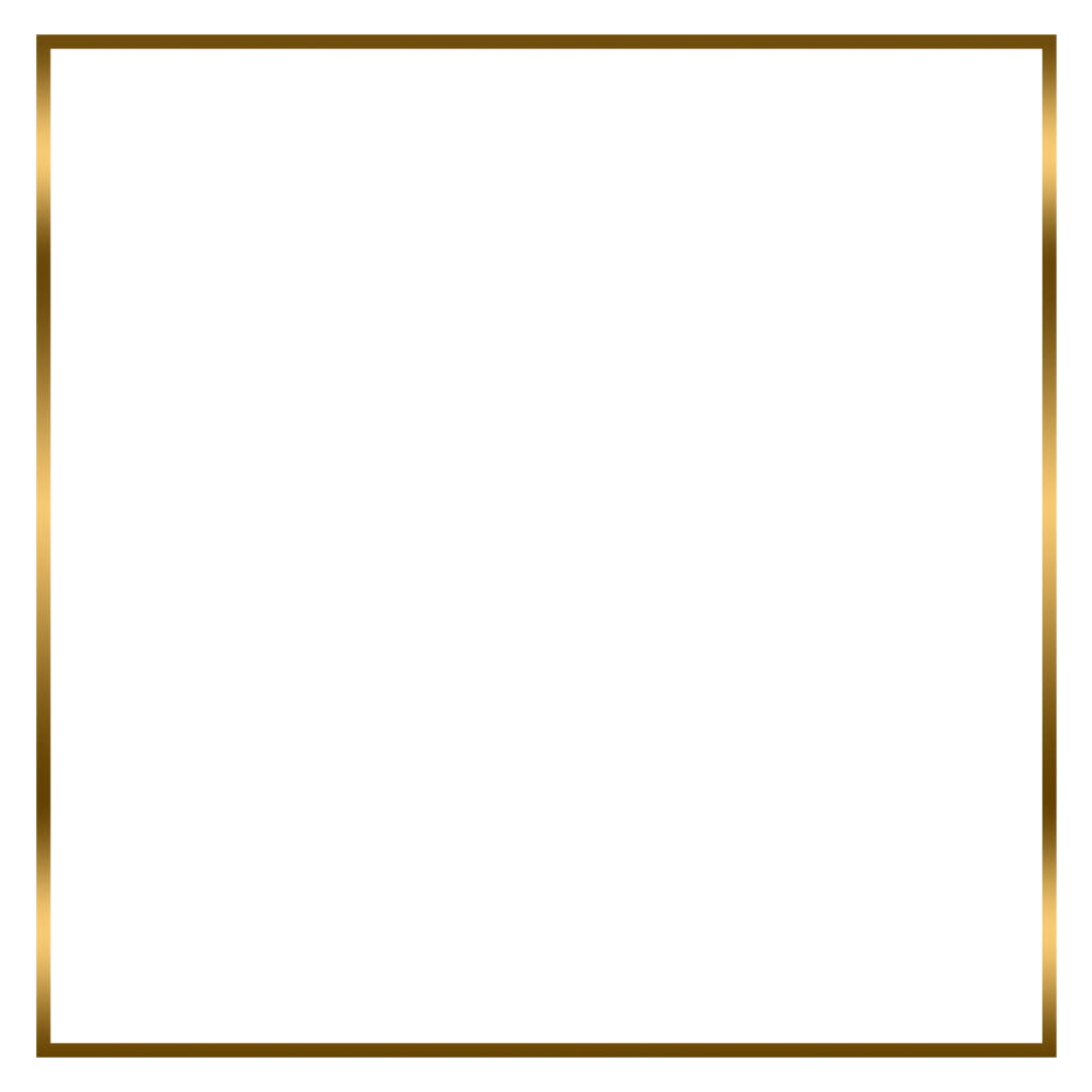 golden border square white golden border square white