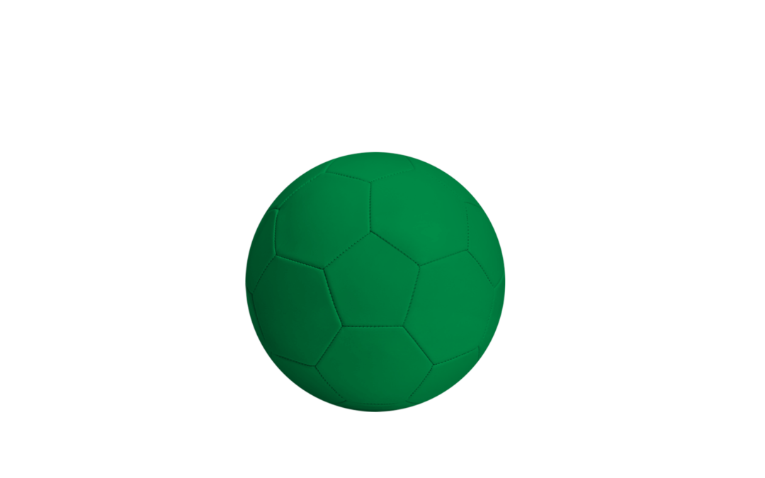 green soccer ball