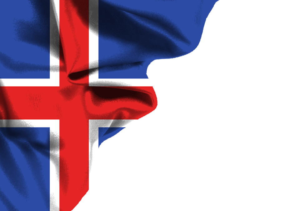 iceland flag png corner design