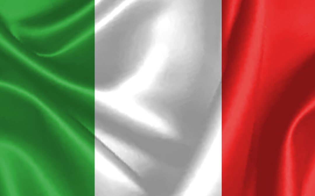 italy flag background