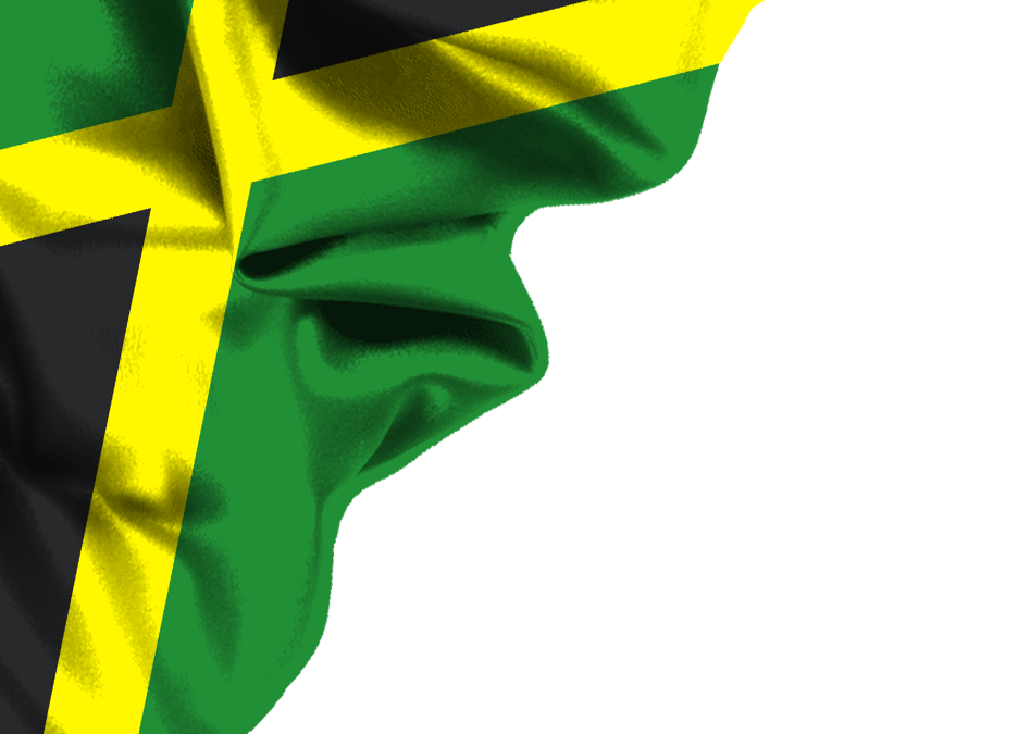 Jamaica flag png corner design