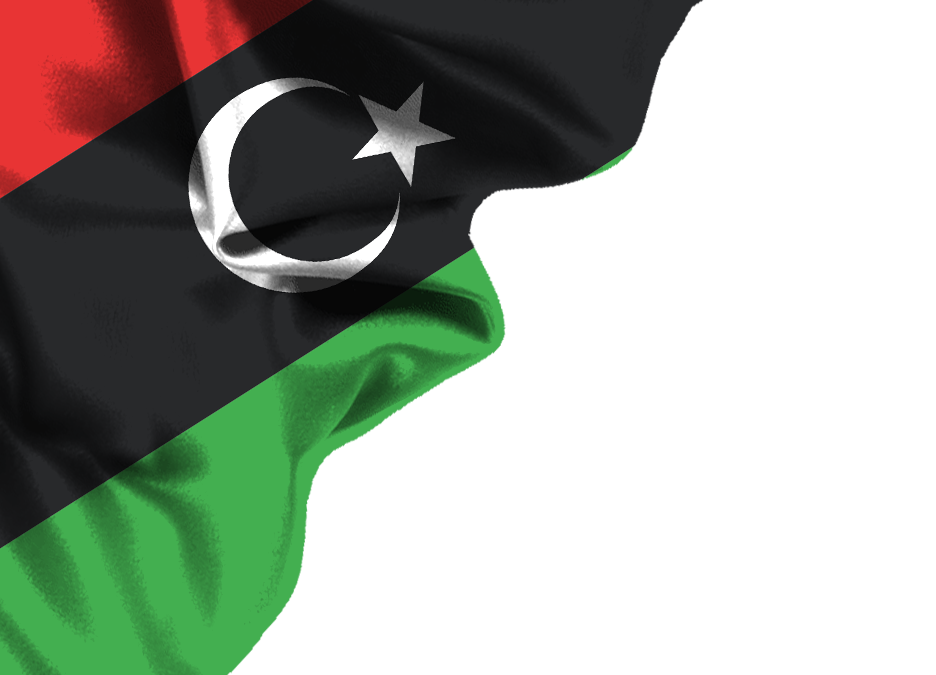 libya flag png corner design