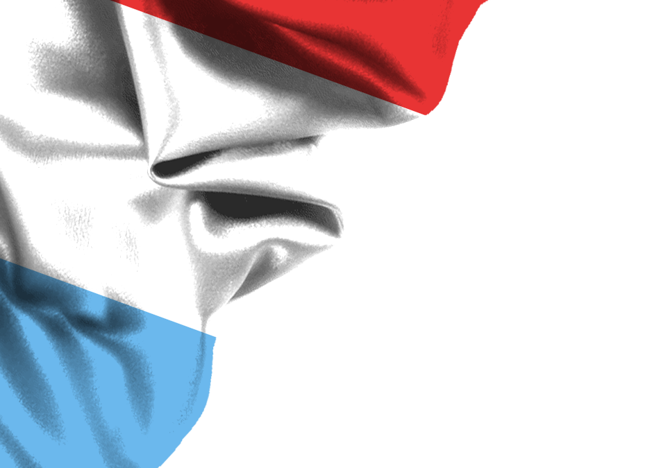luxembourg flag png corner design