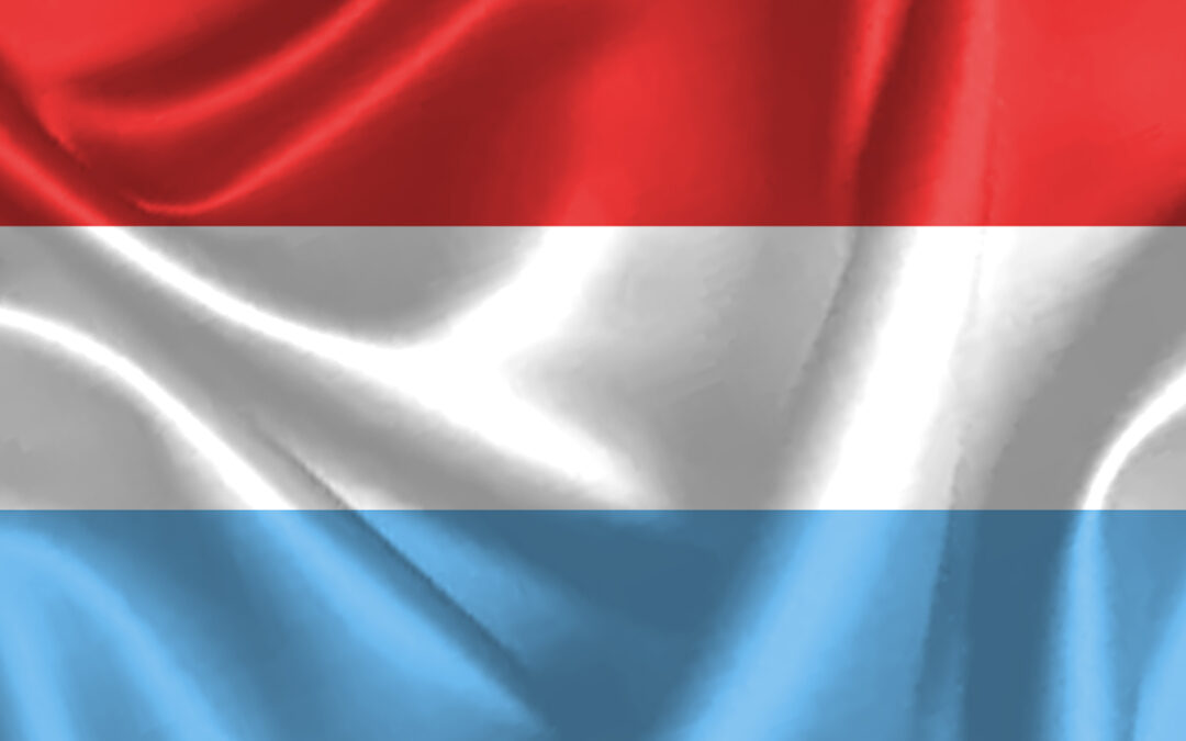 luxembourg flag background