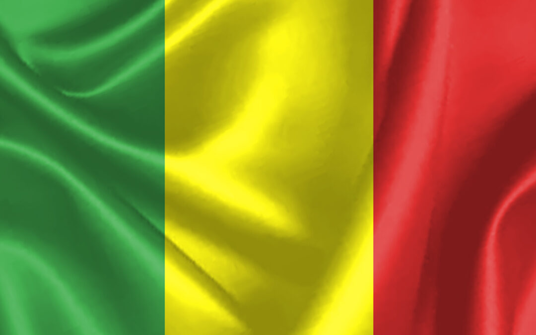 mali flag background