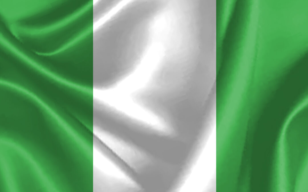 nigeria flag background