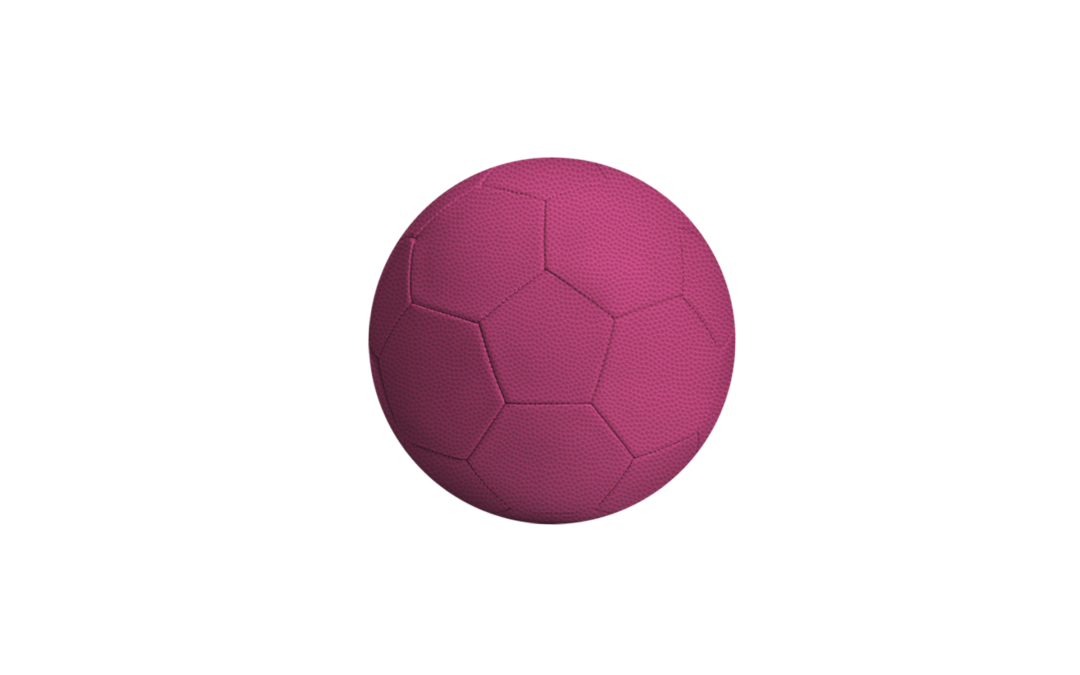 purple soccer ball