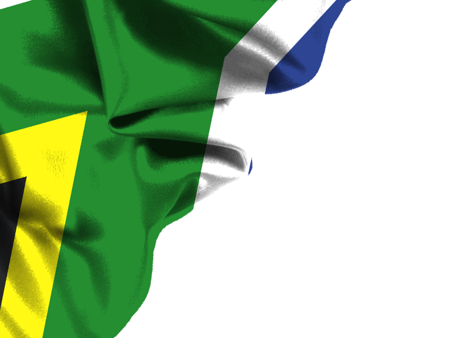 south africa flag png corner design