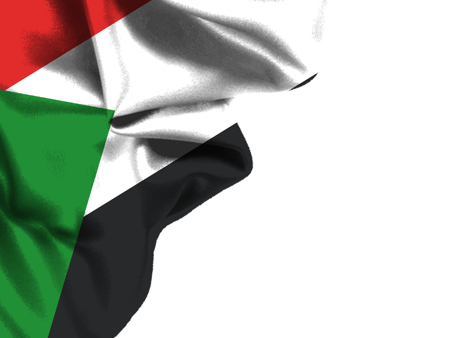 sudan flag png corner design