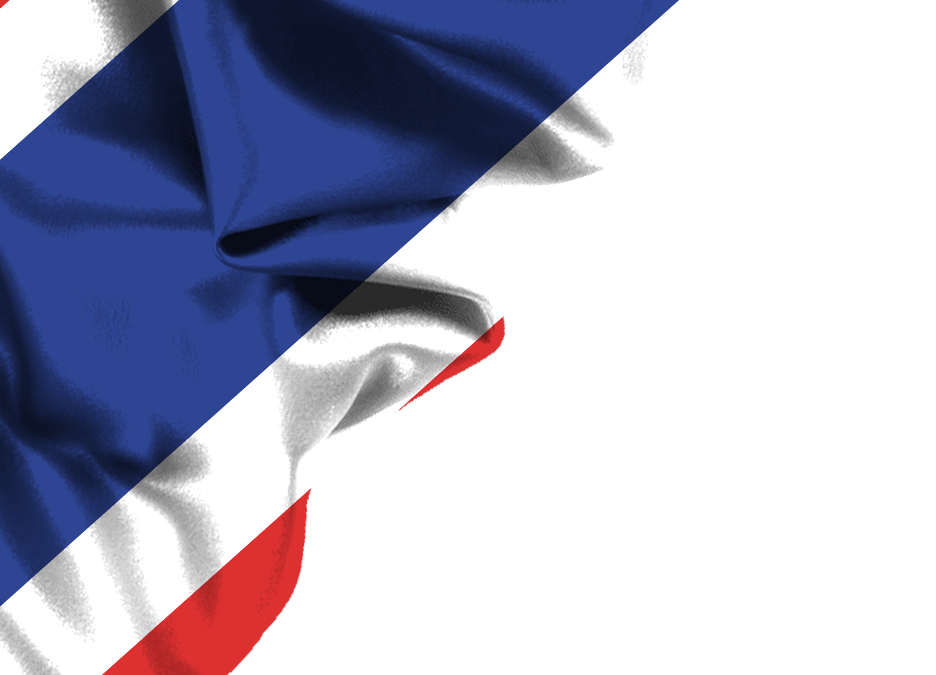 thailand flag png corner design