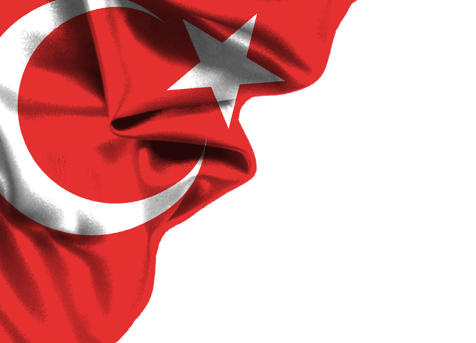 turkey flag png corner design