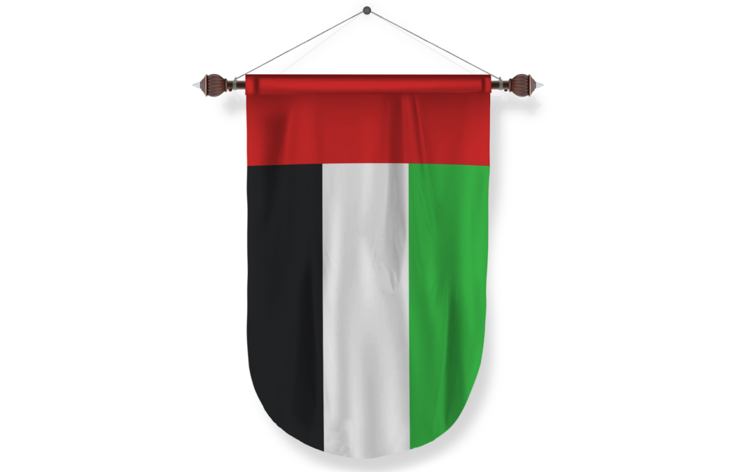 arab-emirates country flag Pennant