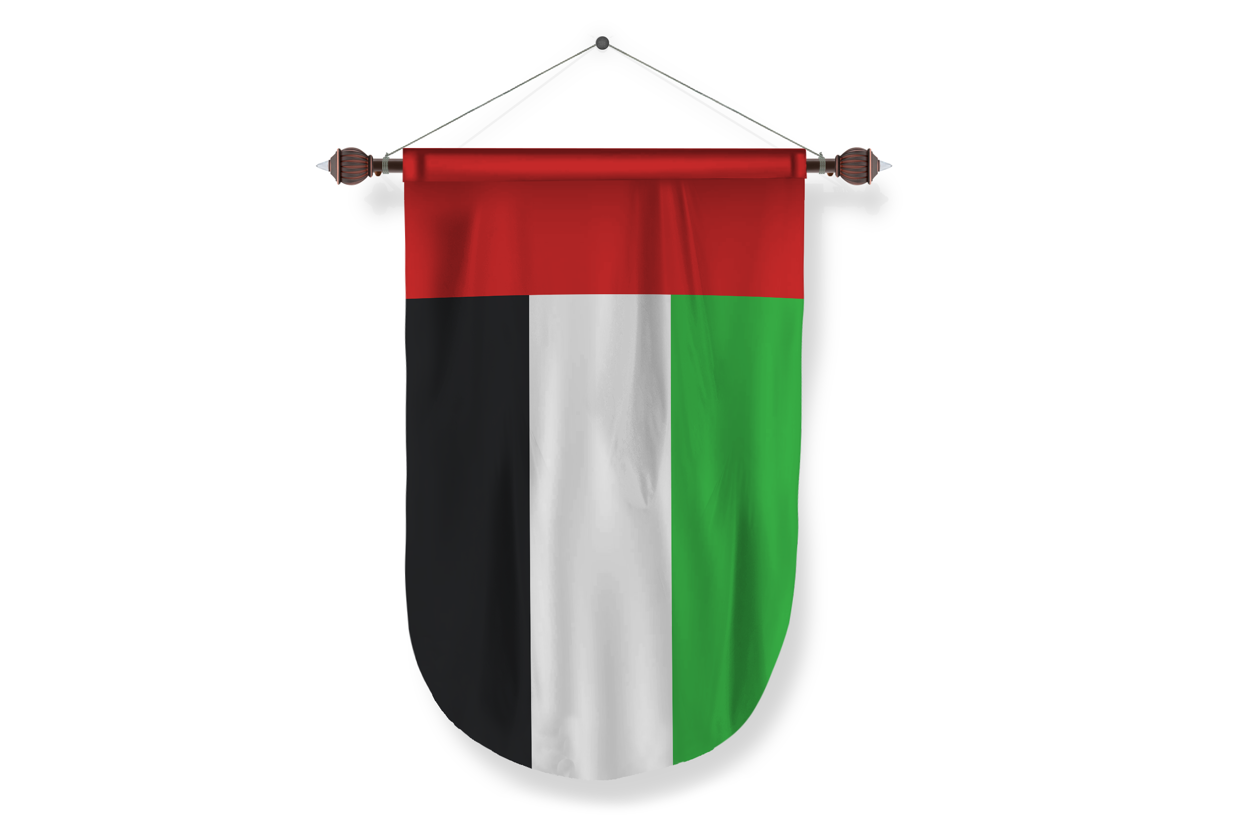 arab-emirates country flag Pennant