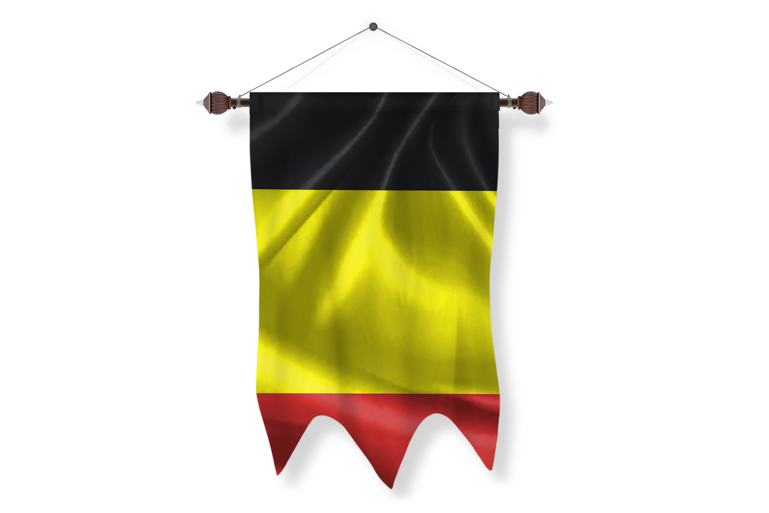 belgium Flag Pennant