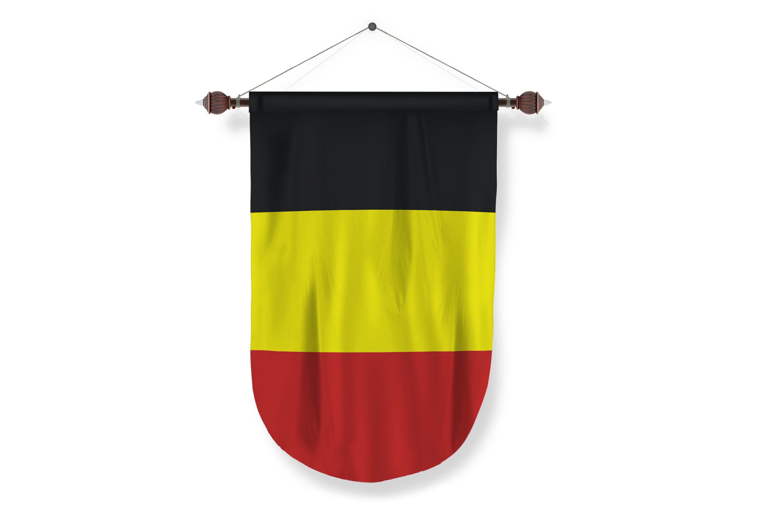belgium country flag Pennant