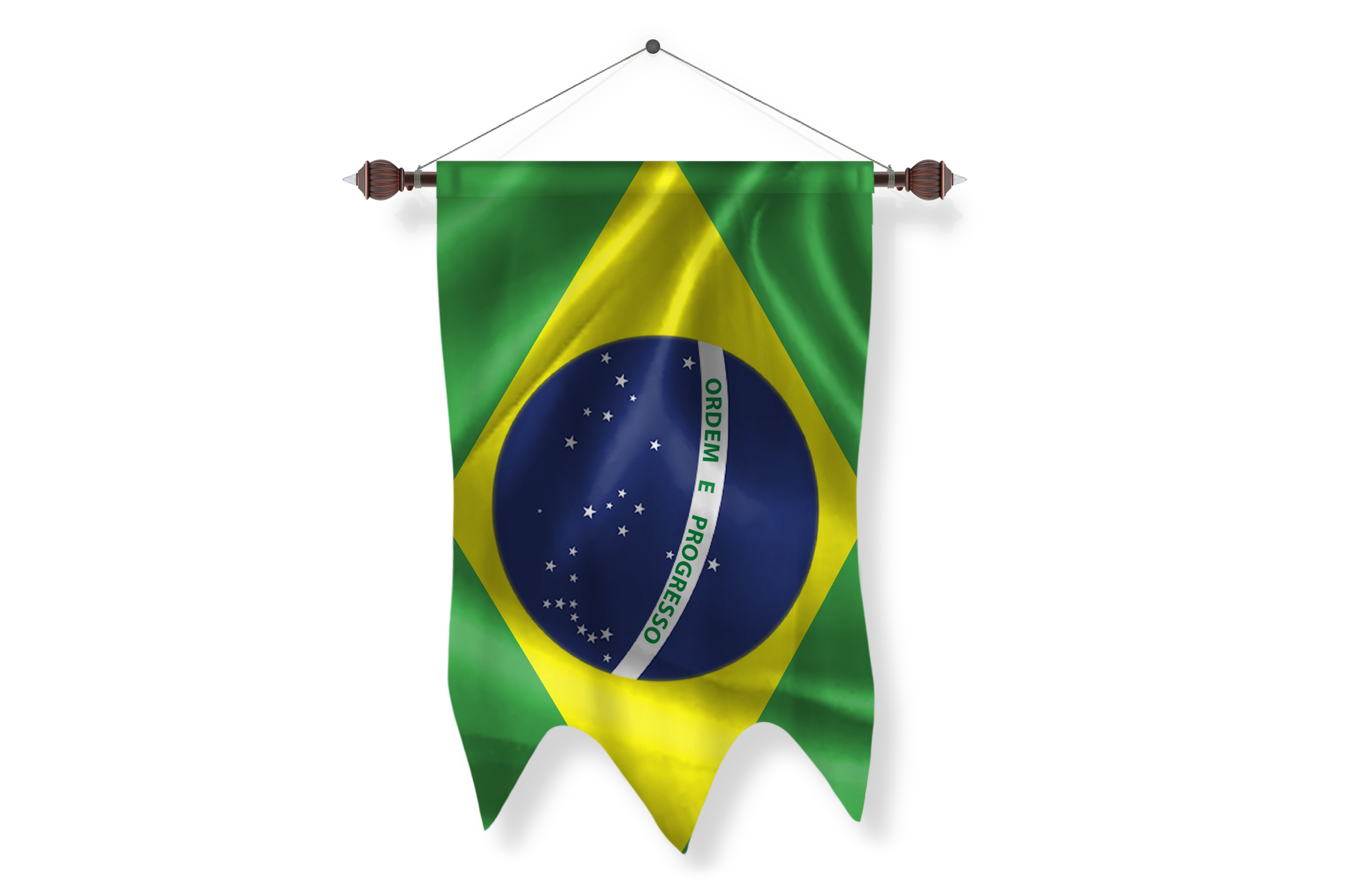 brazil Flag Pennant