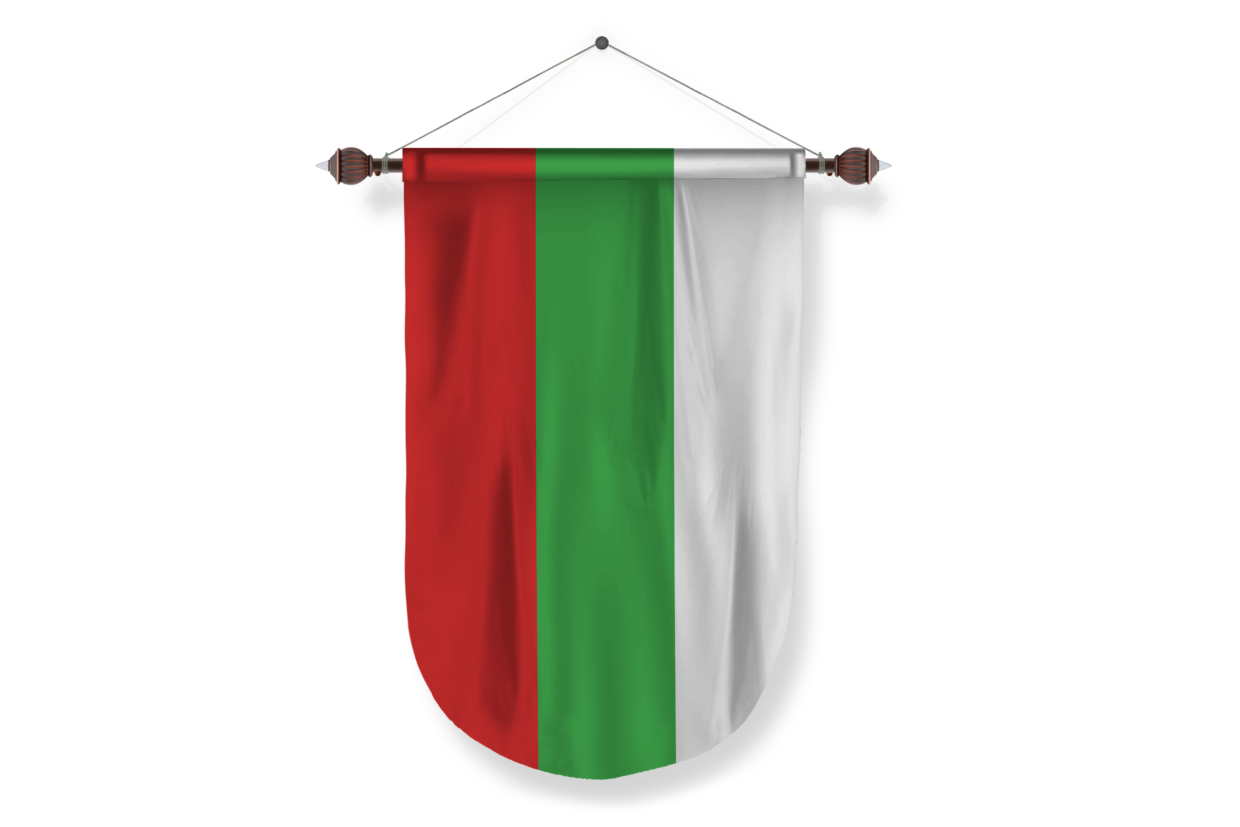 bulgaria country flag Pennant