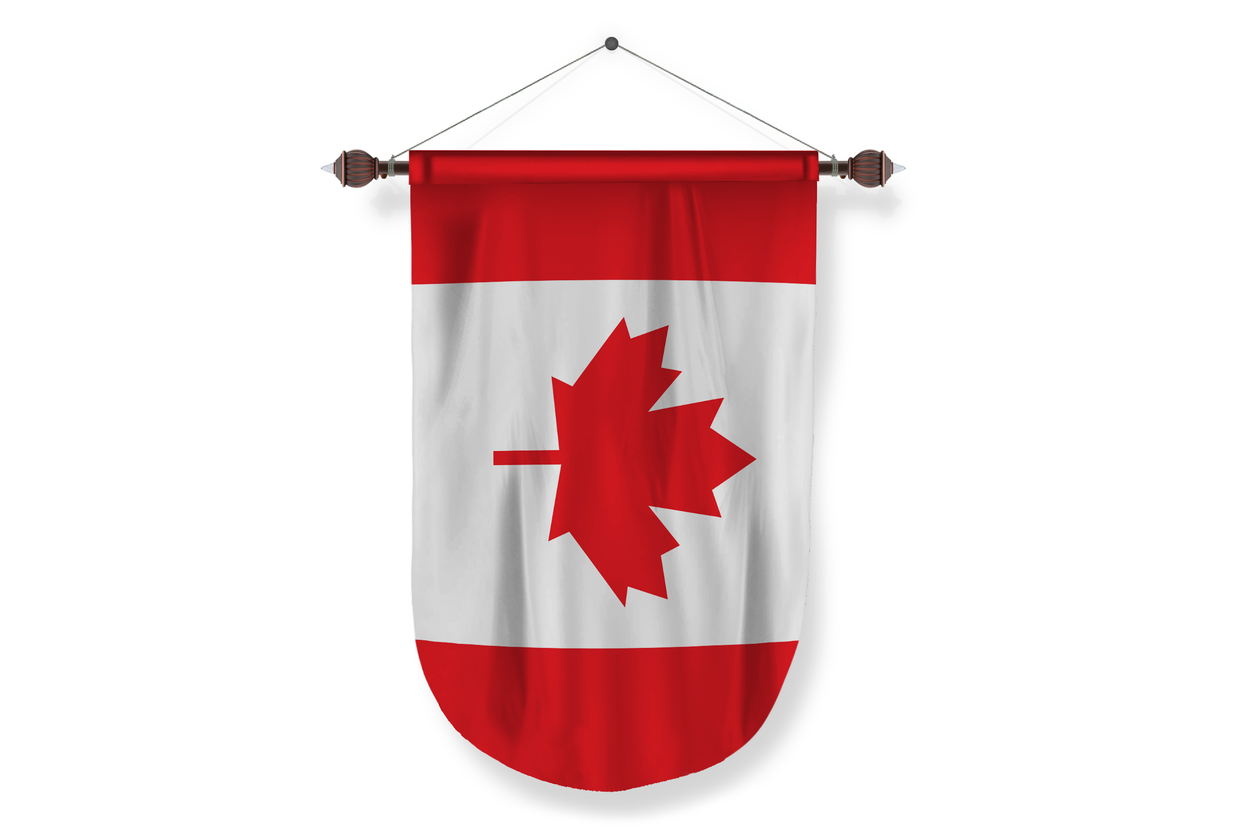 canada country flag Pennant - PNG Basket