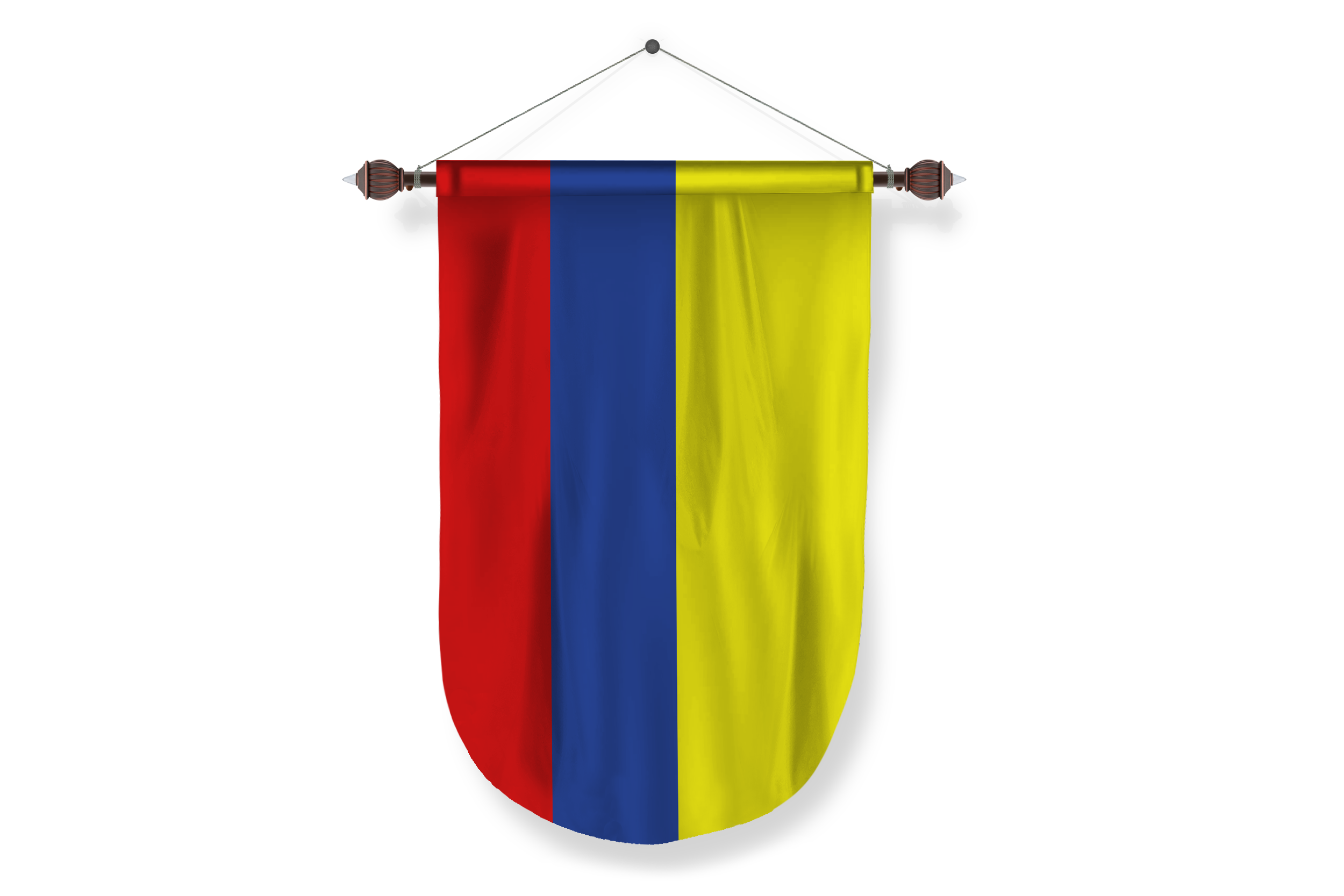 colombia country flag Pennant