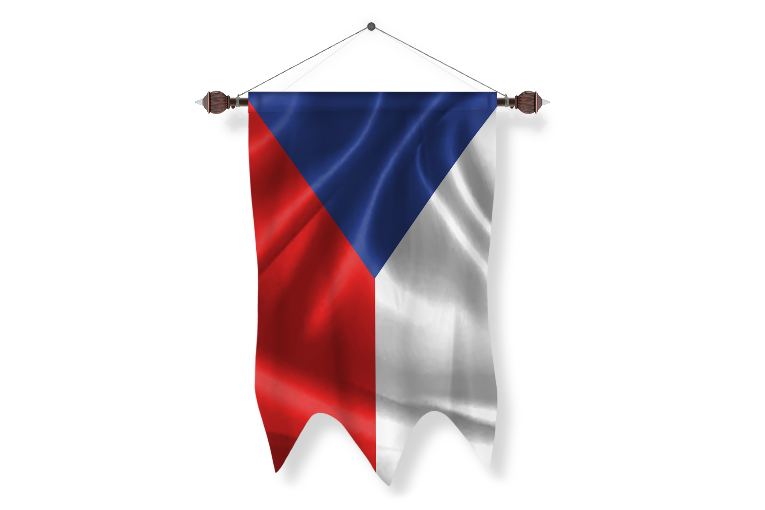 czech-republic Flag Pennant