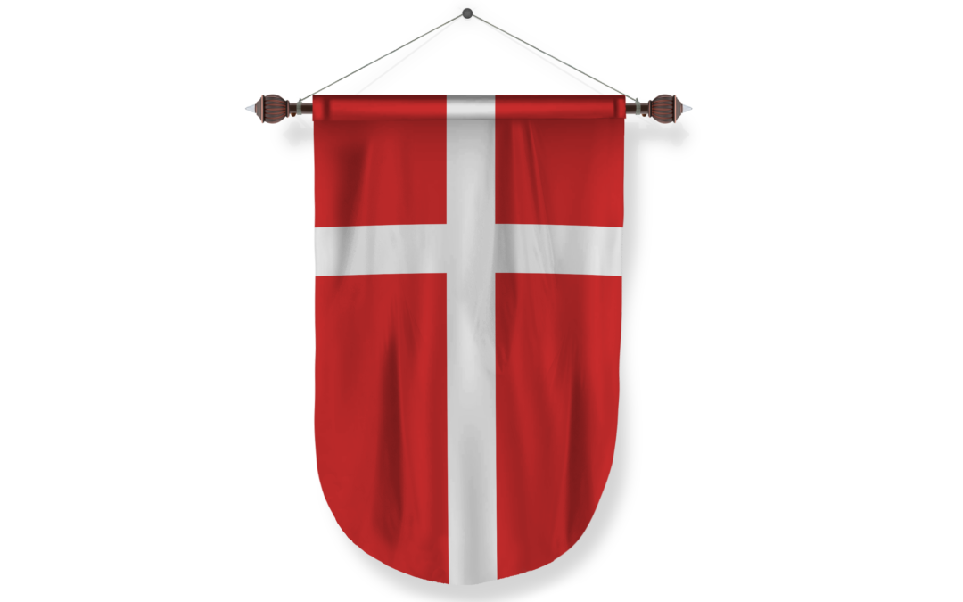 denmark country flag Pennant