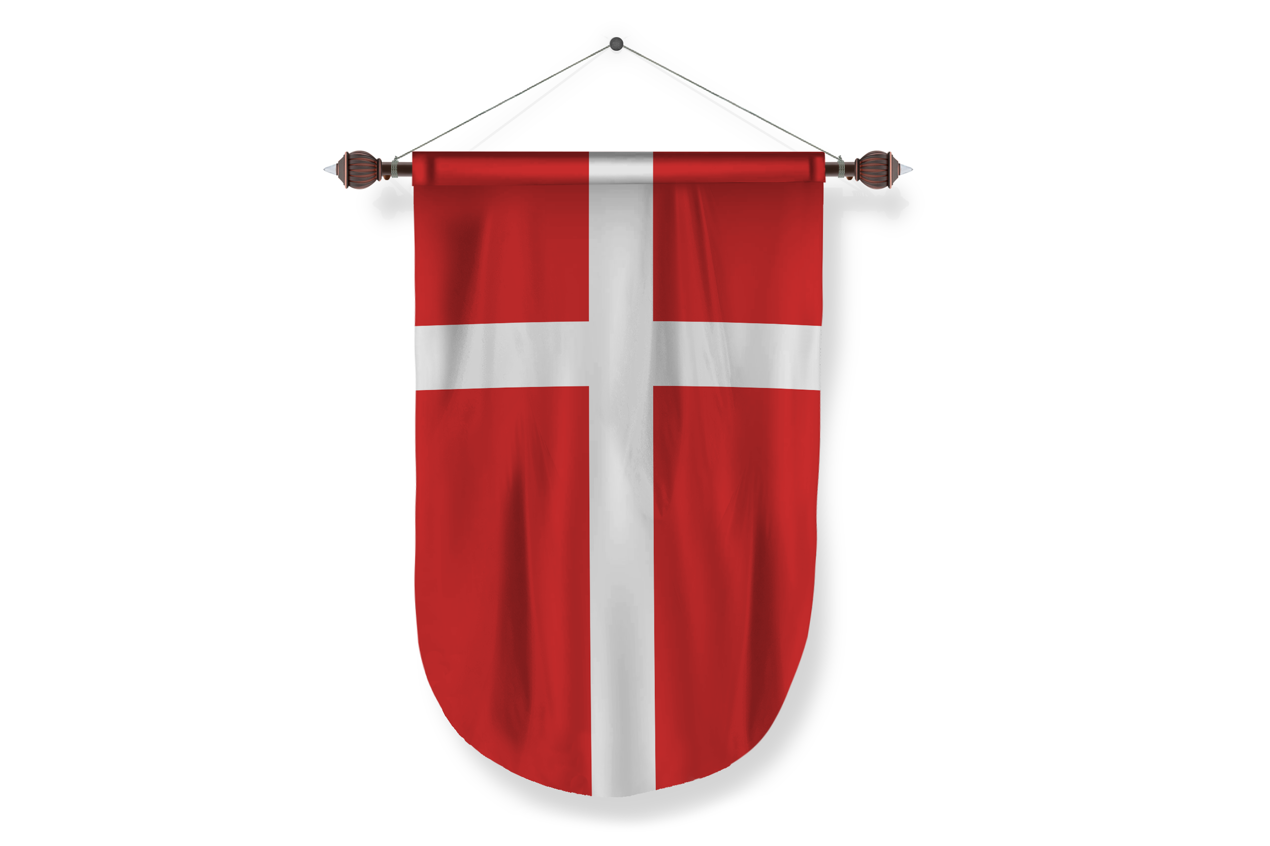 denmark country flag Pennant