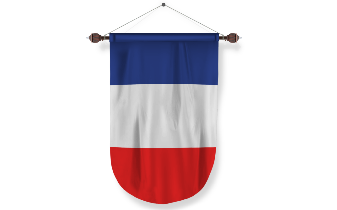 France country flag Pennant