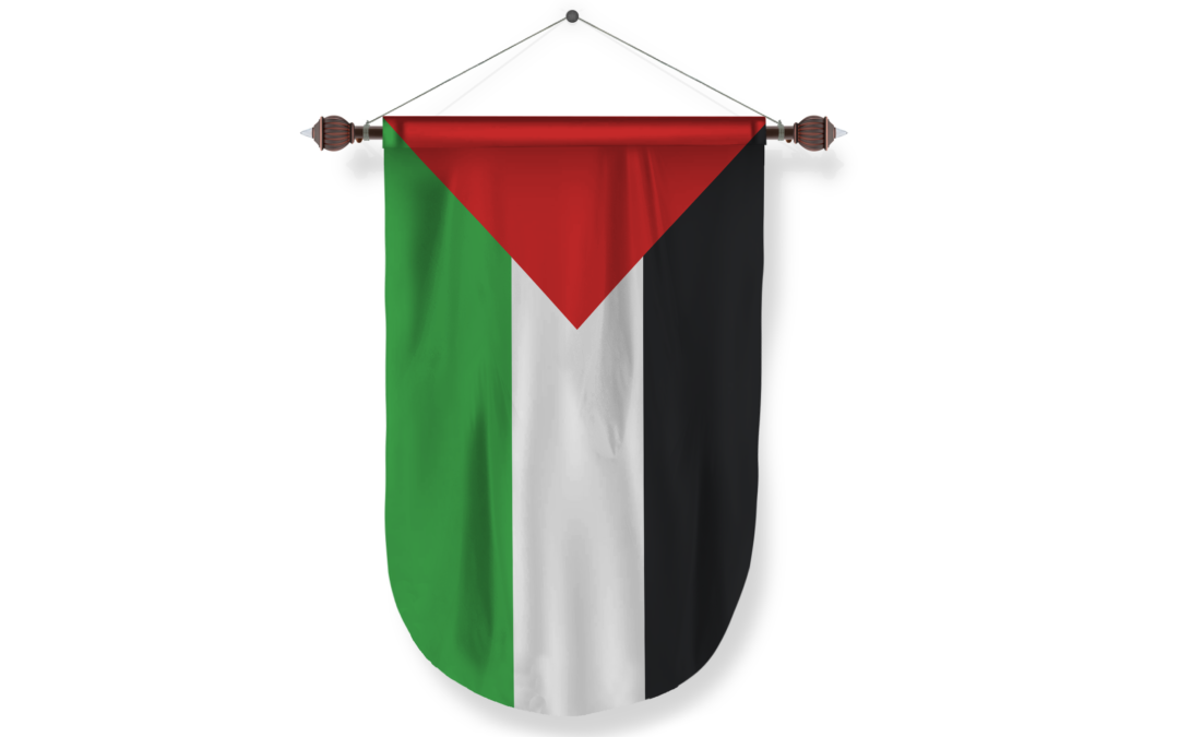 gaza-stripe country flag Pennant