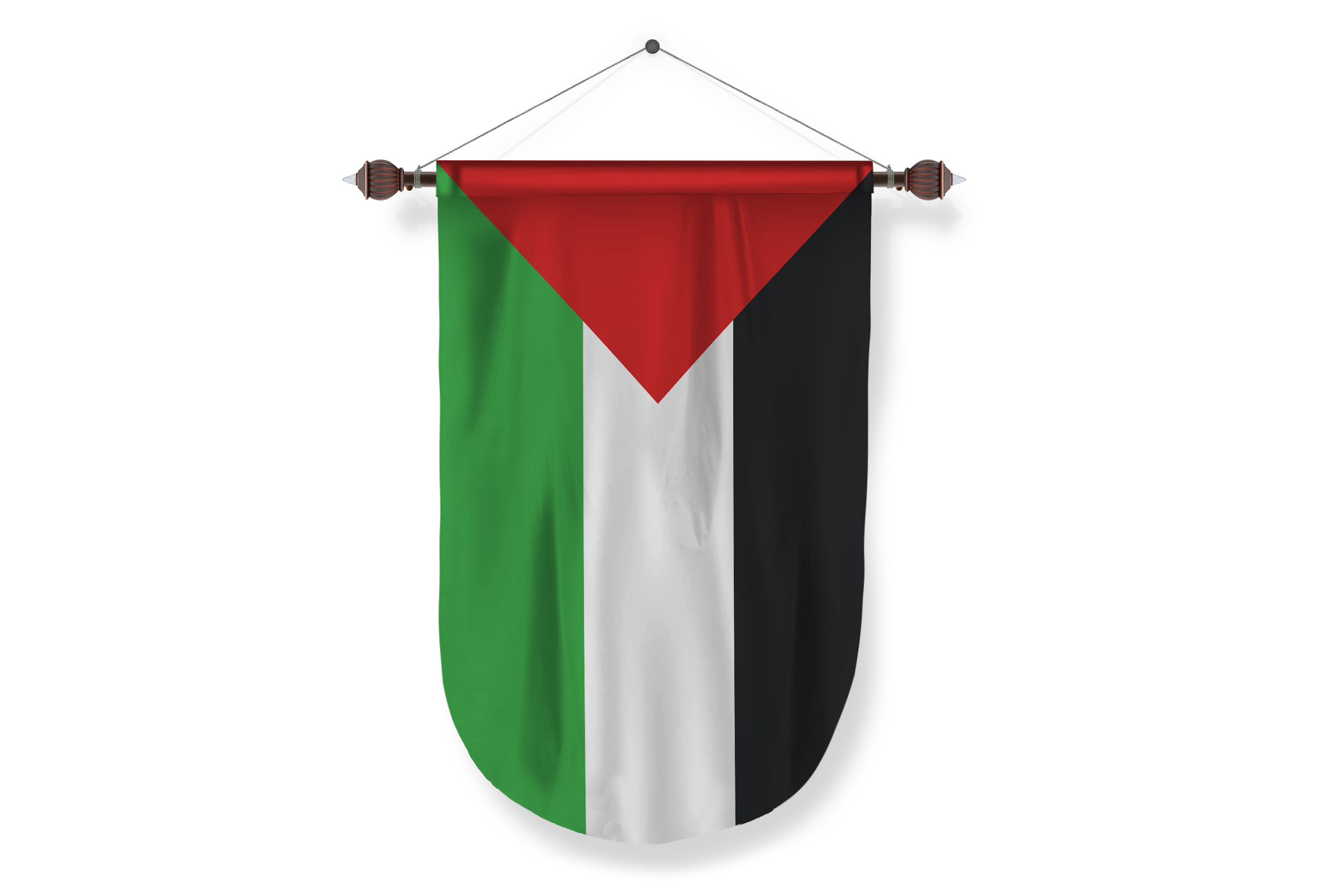 gaza-stripe country flag Pennant