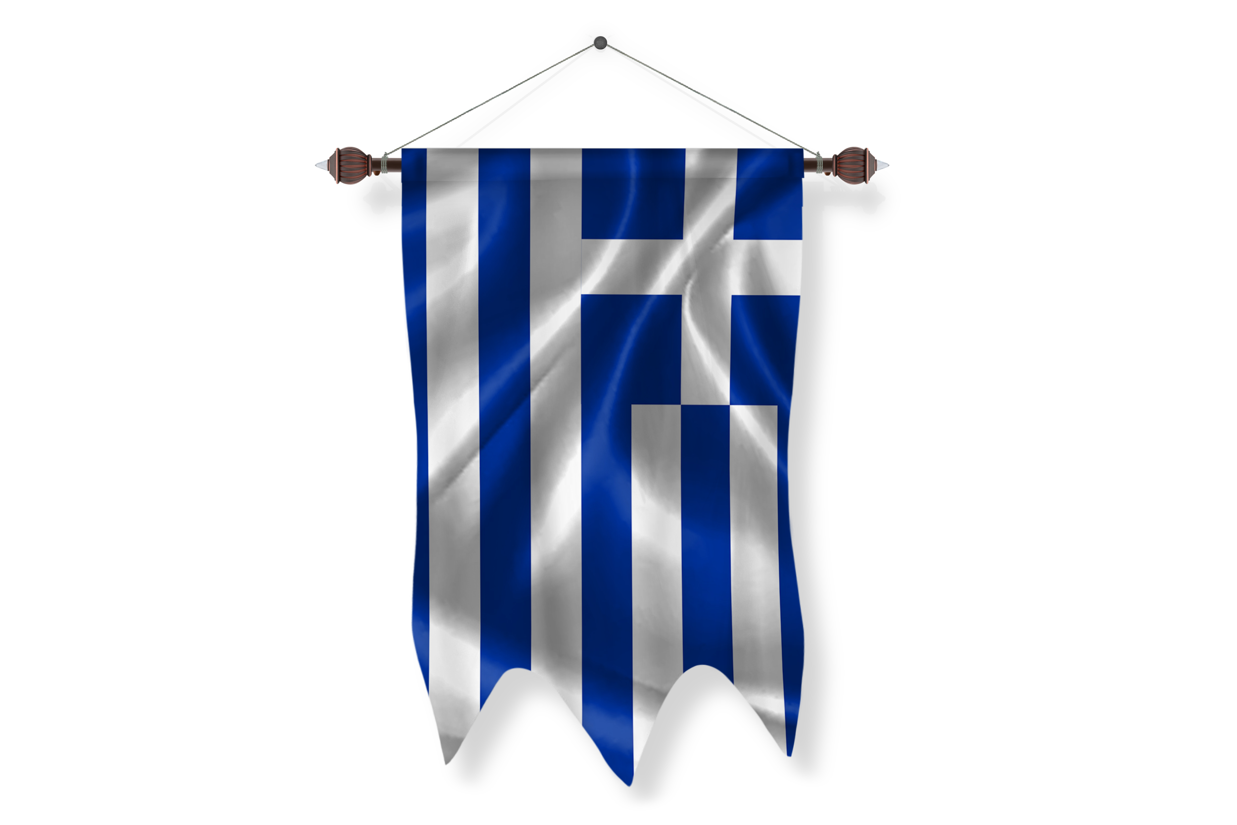 greece Flag Pennant