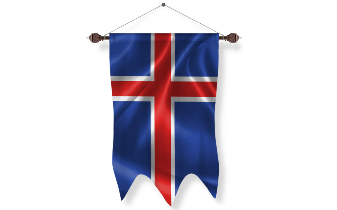 iceland Flag Pennant