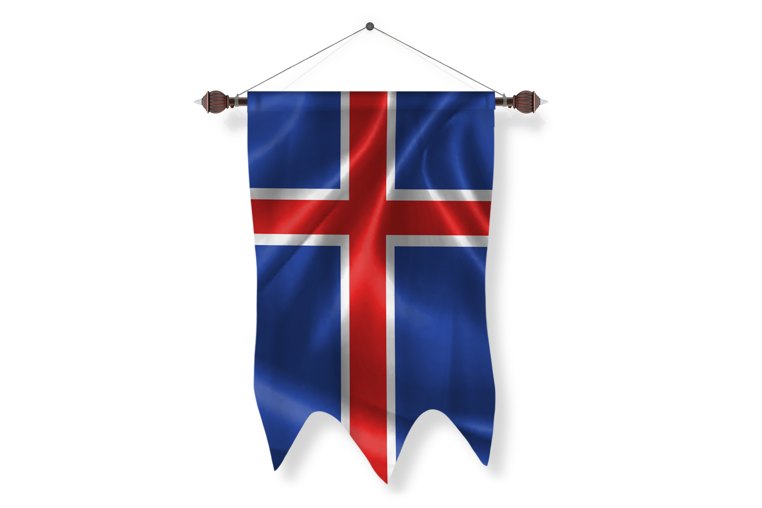 iceland Flag Pennant
