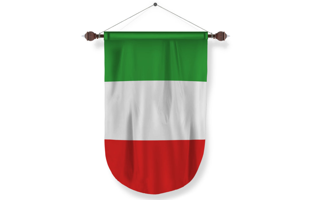 italy country flag Pennant