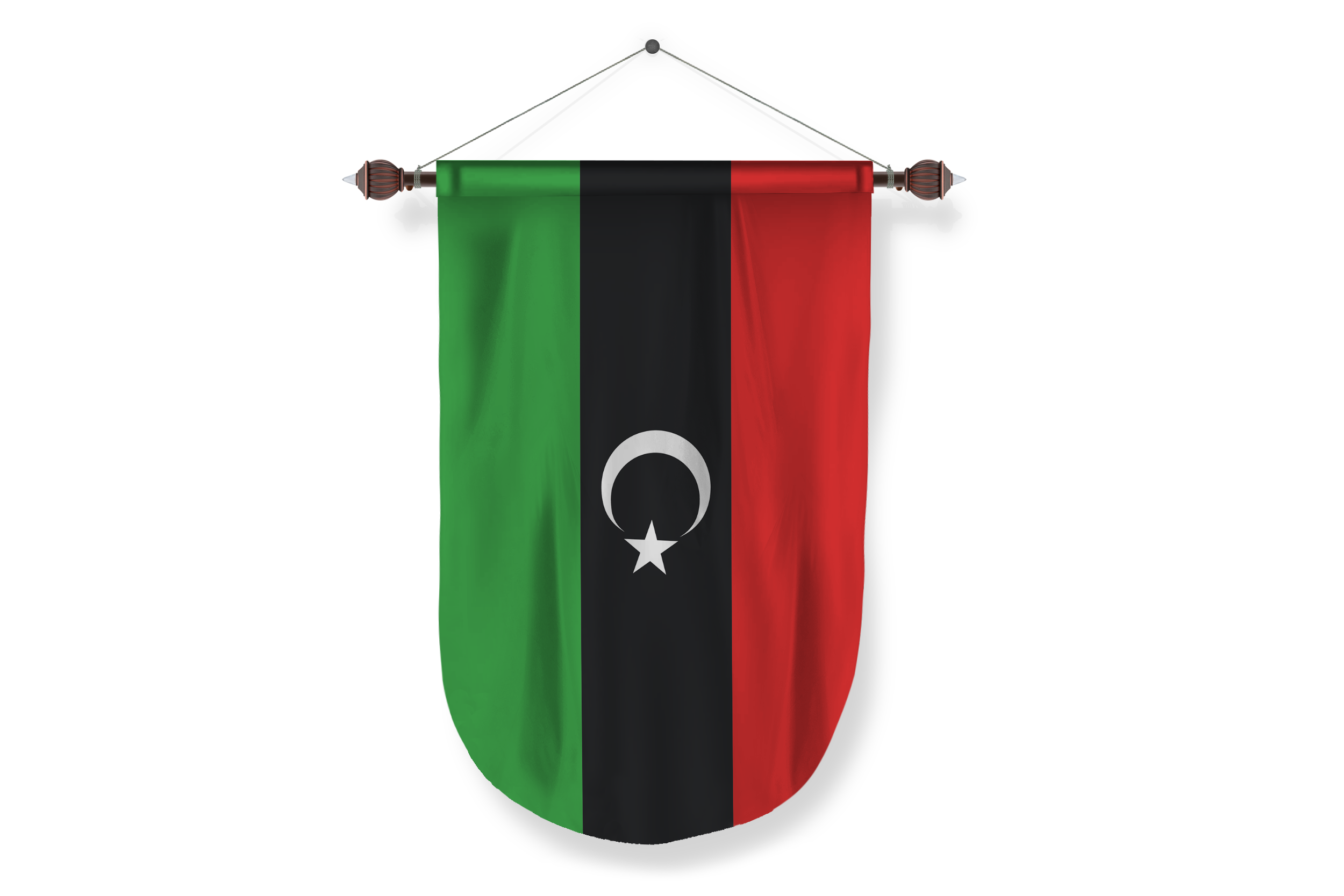 libya country flag Pennant