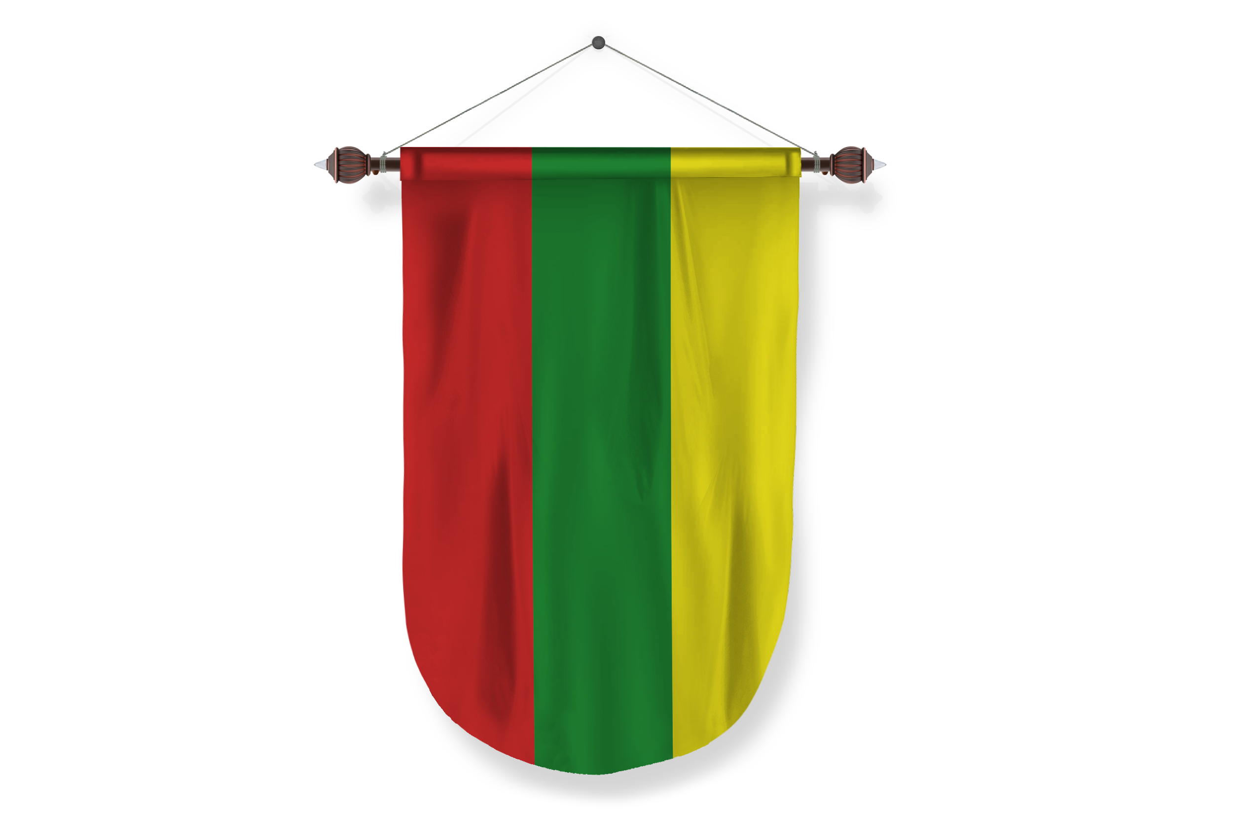 lithuania country flag Pennant