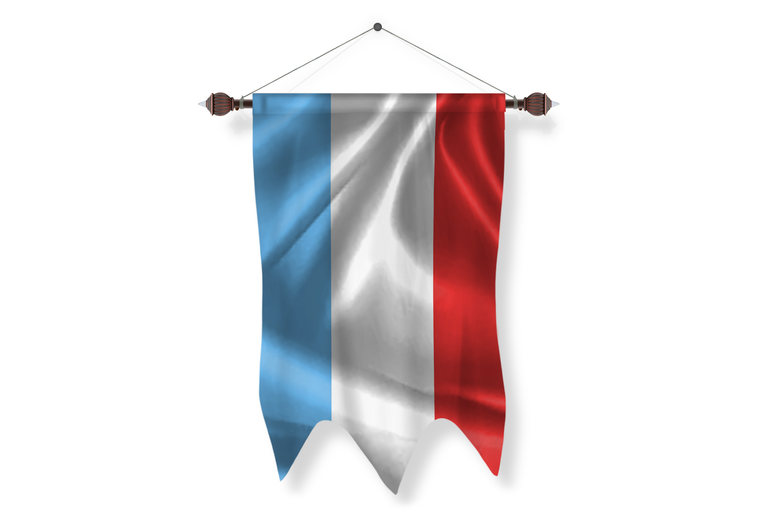luxembourg Flag Pennant