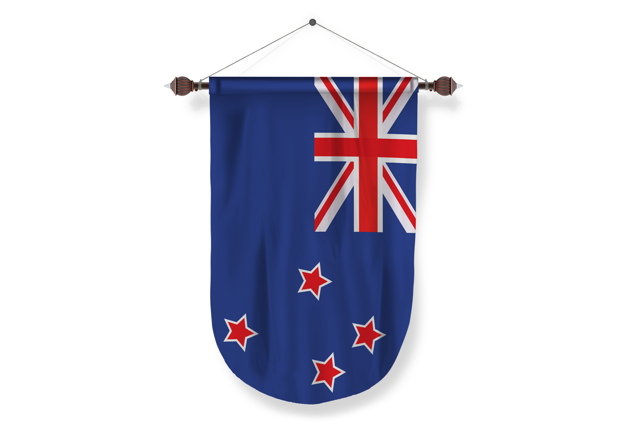 new-zealand country flag Pennant