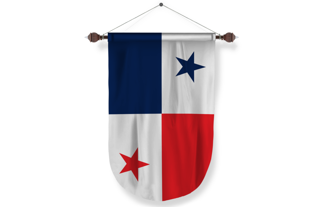 panama country flag Pennant