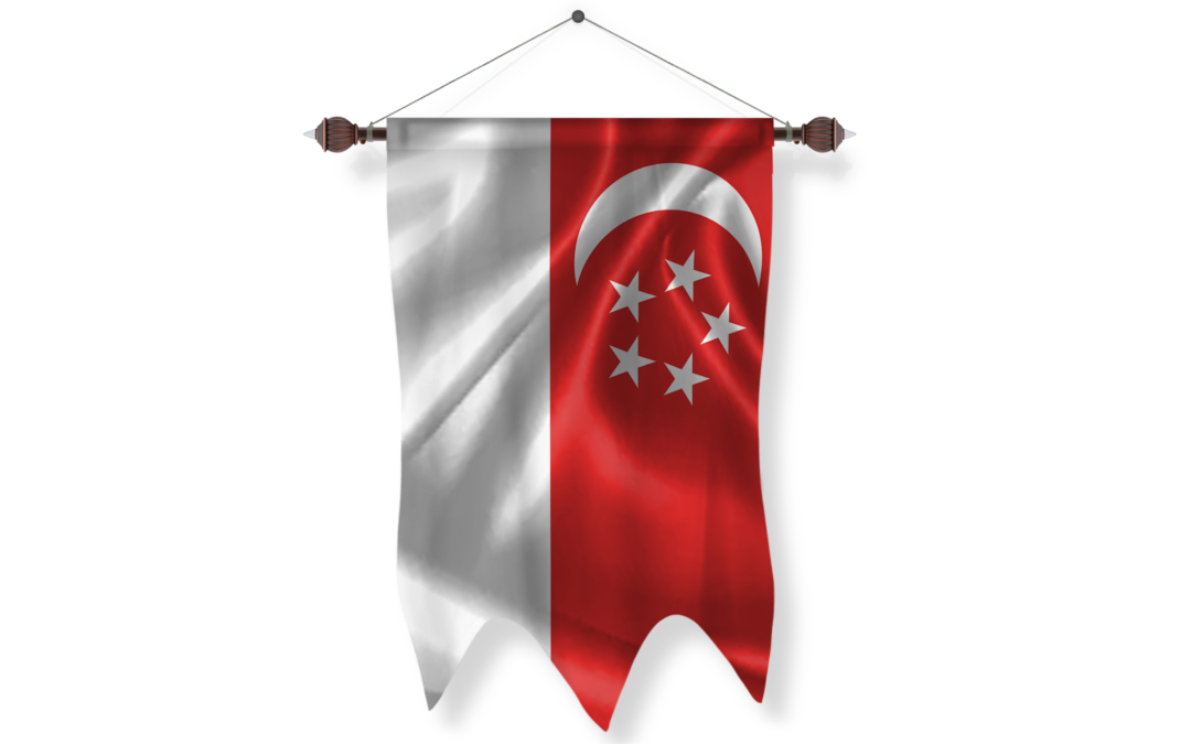 singapore Flag Pennant