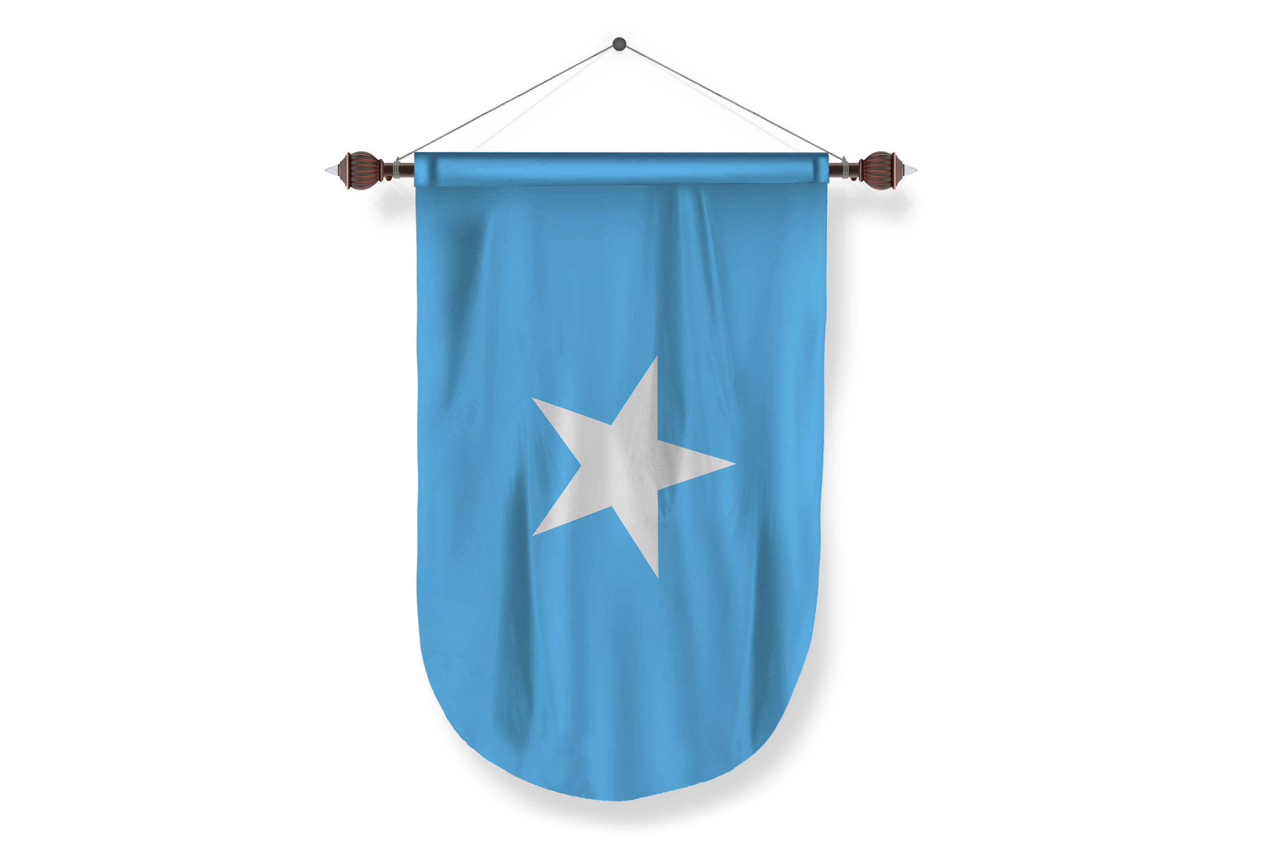 somalia country flag Pennant