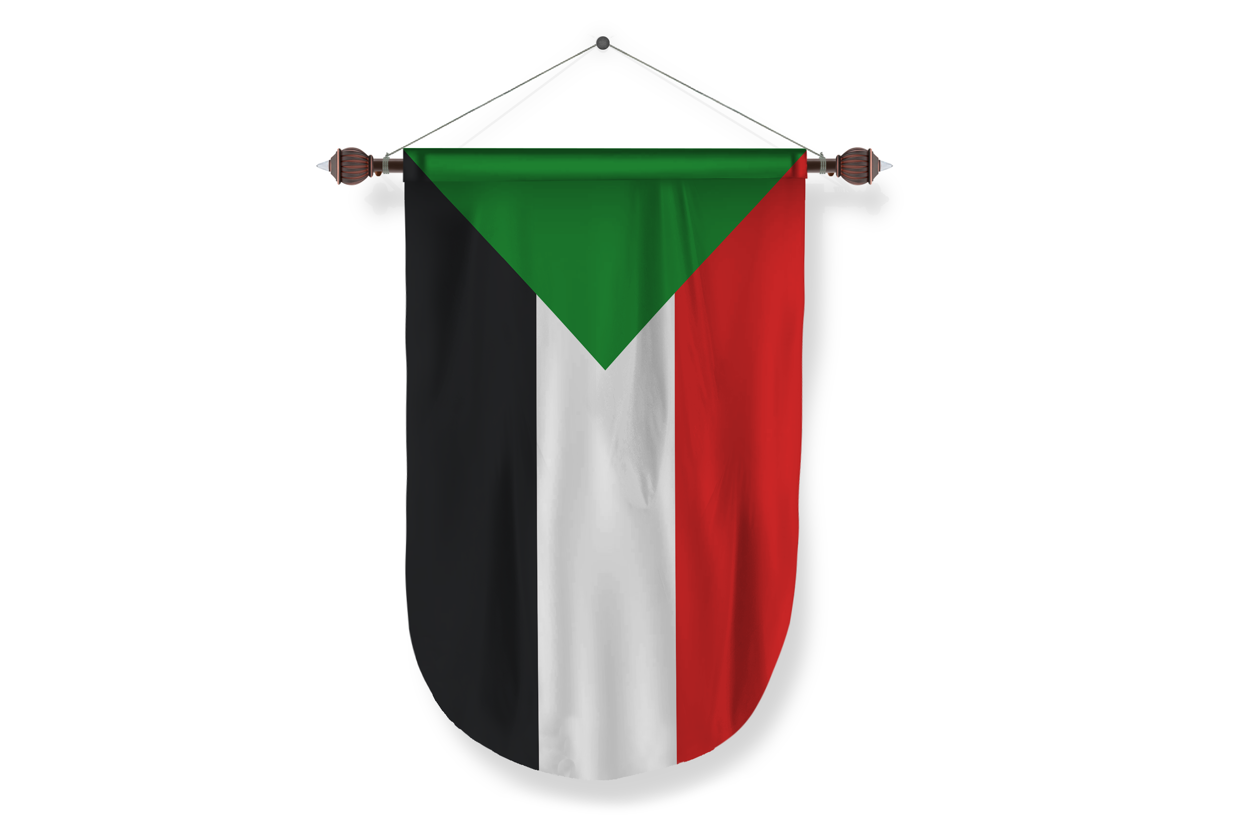 sudan country flag Pennant