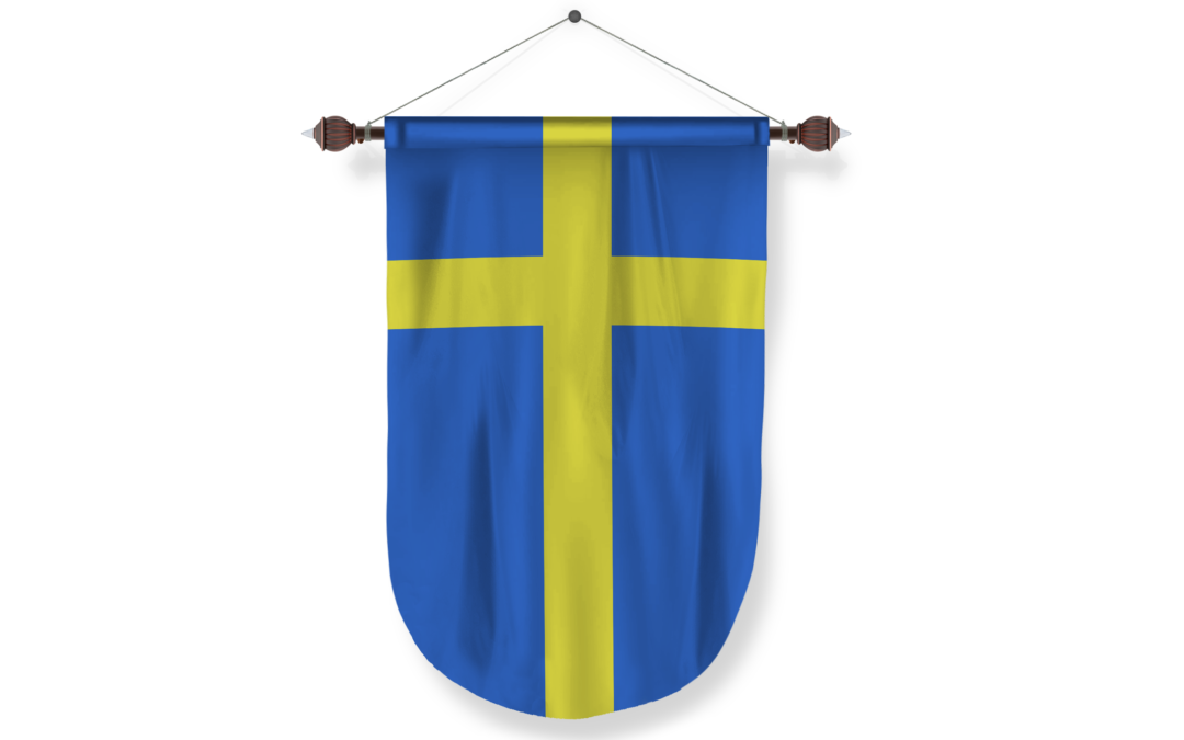 sweden country flag Pennant