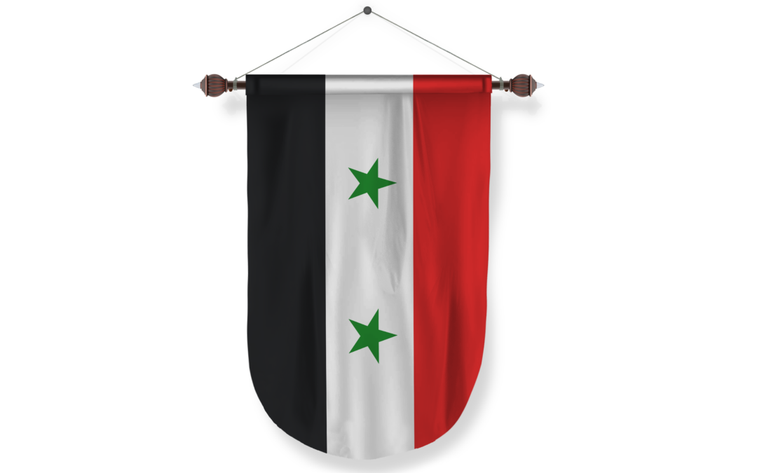 syria country flag Pennant